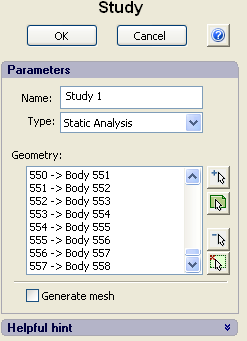 The new naming system of bodies in the study makes editing the study more convenient