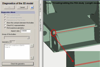 New mode of geometry diagnostics