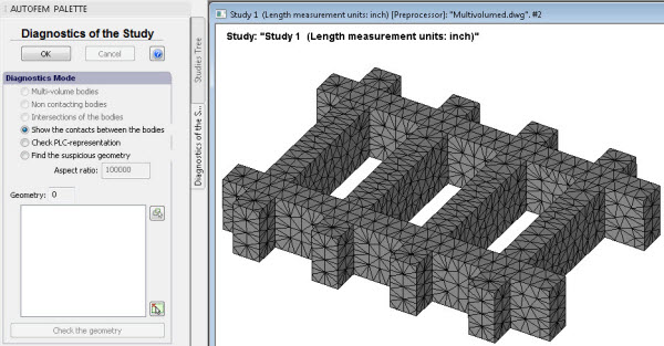 Presence of multi volume bodies is now no hindrance to creating a finite-element mesh
