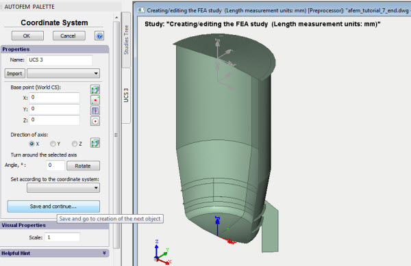 Creating several user coordinate systems with one click of the command